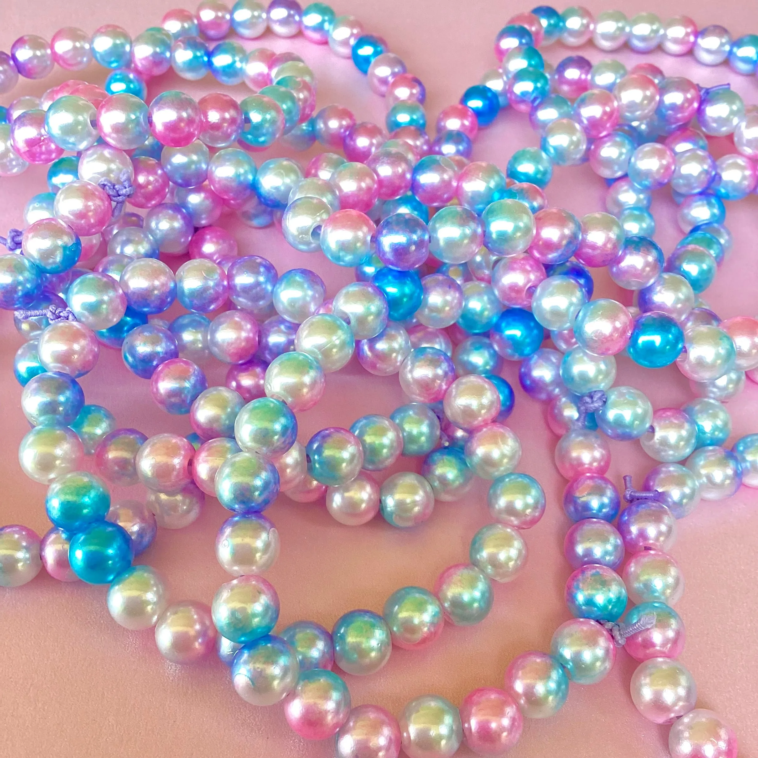 Magical Cotton Candy Pearl Bracelet
