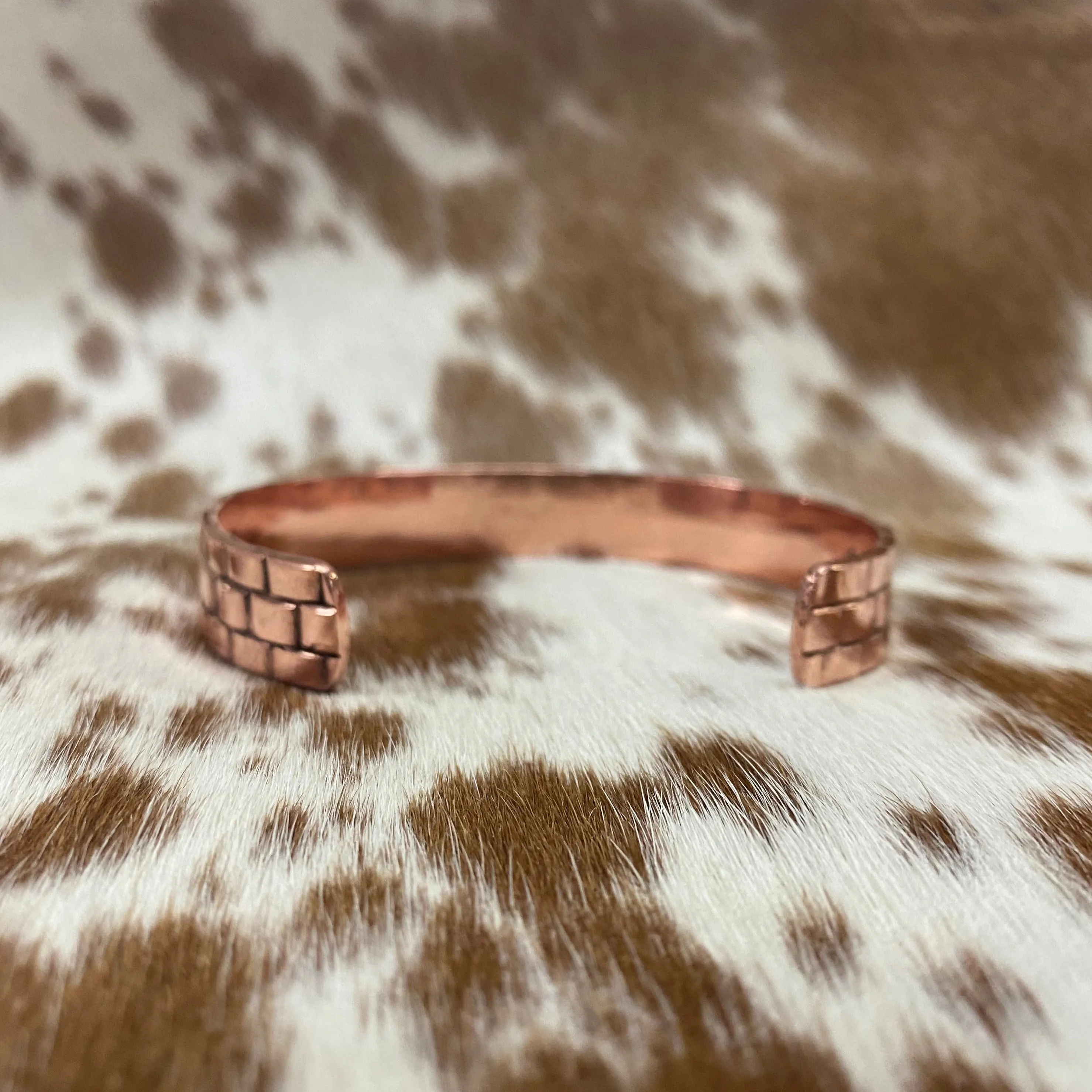 Magnetic Copper Cuff -Stacked