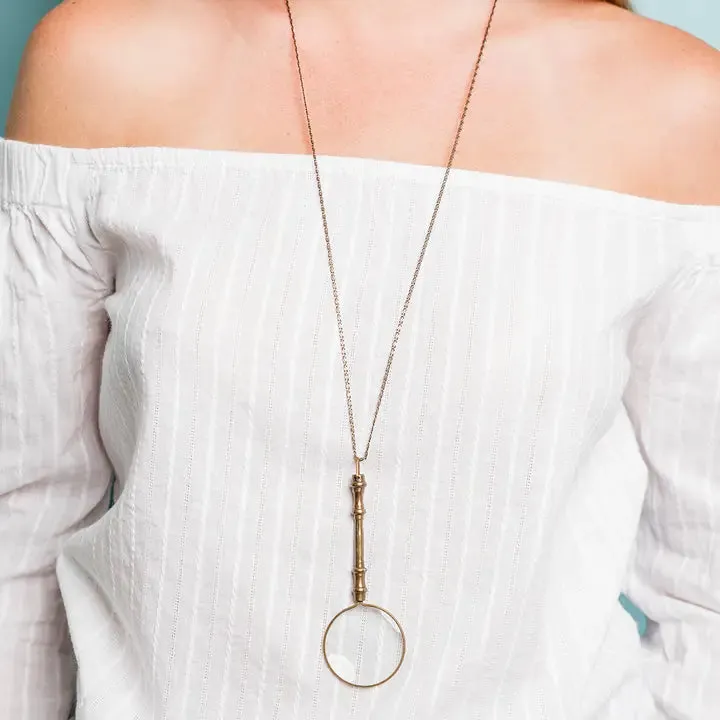 Magnifying Glass Necklace