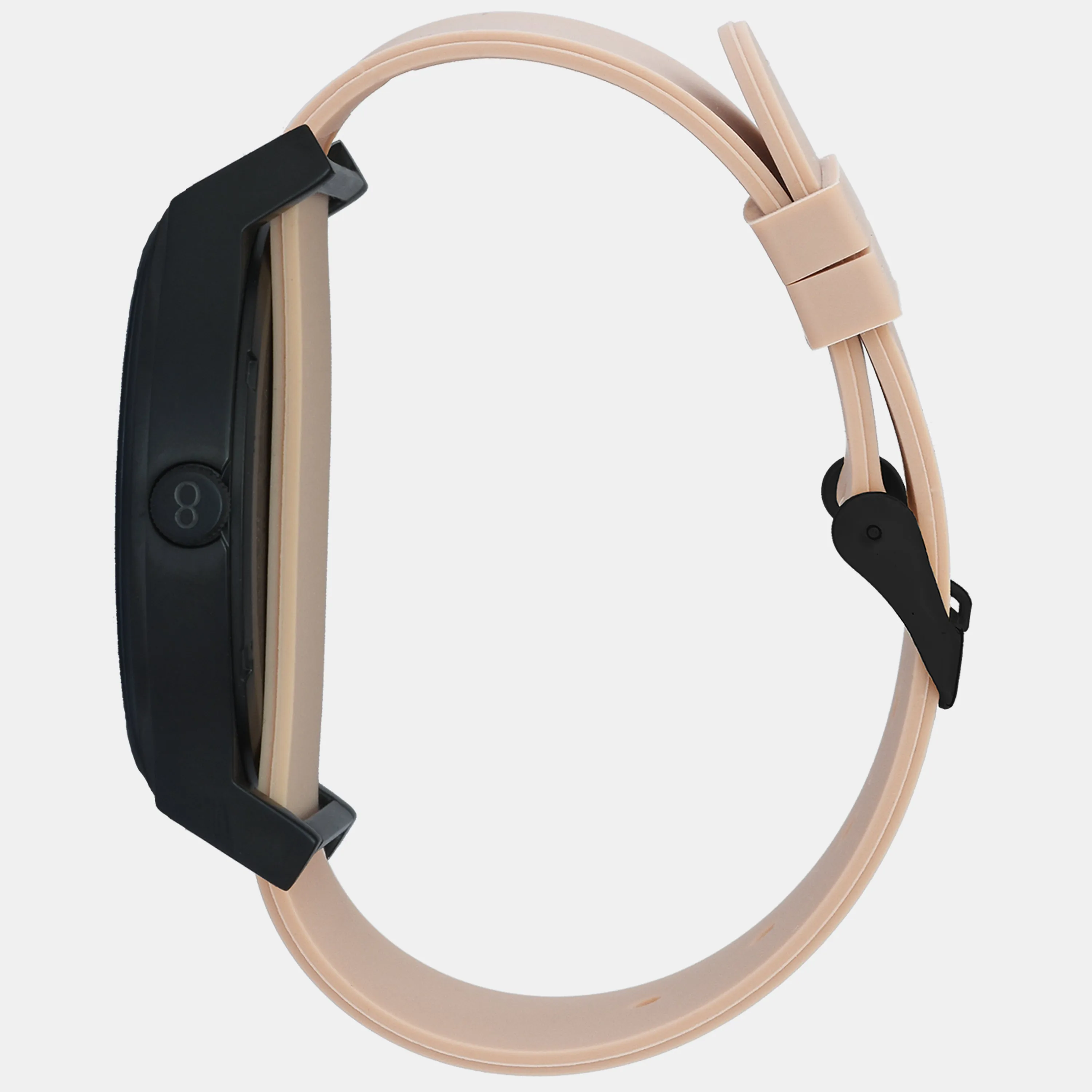 Matte Black White / Tan Silicone