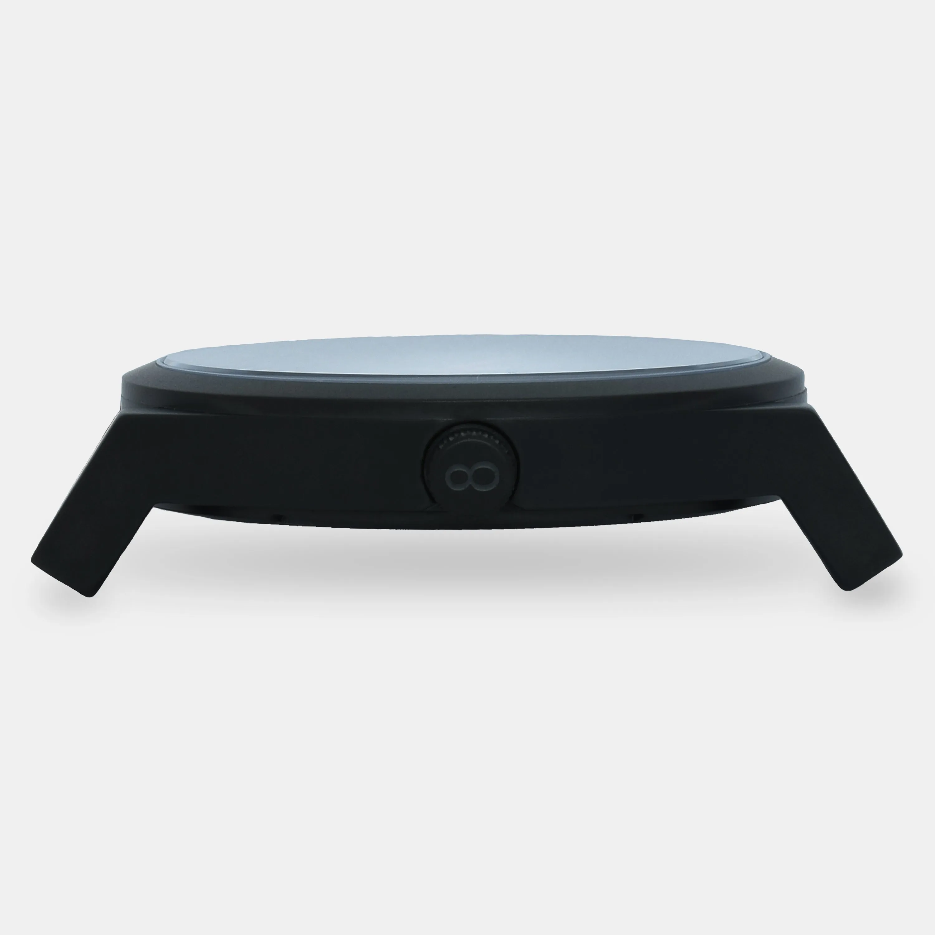 Matte Black White / Tan Silicone