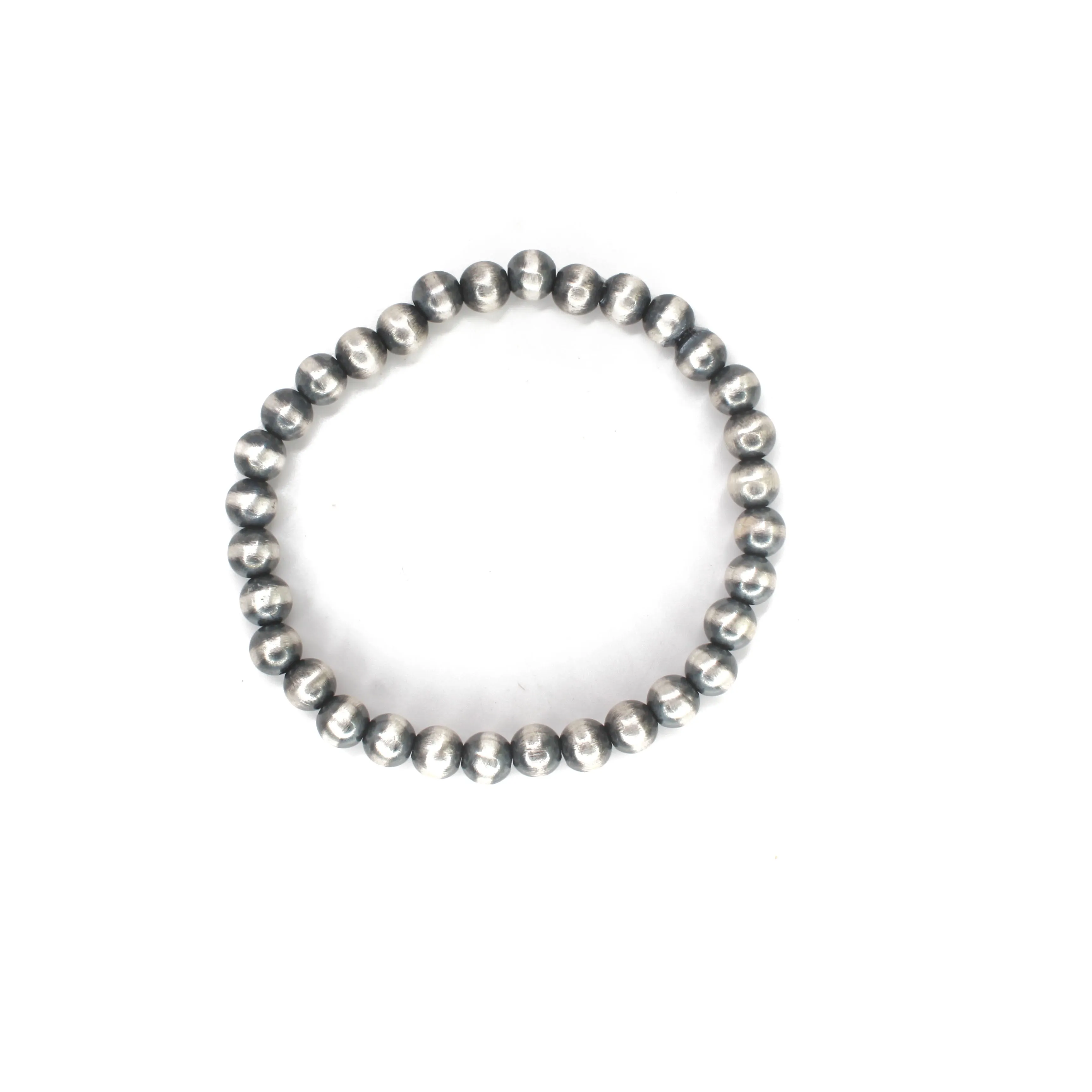 Navajo Pearl Stretch Bracelet - 7mm