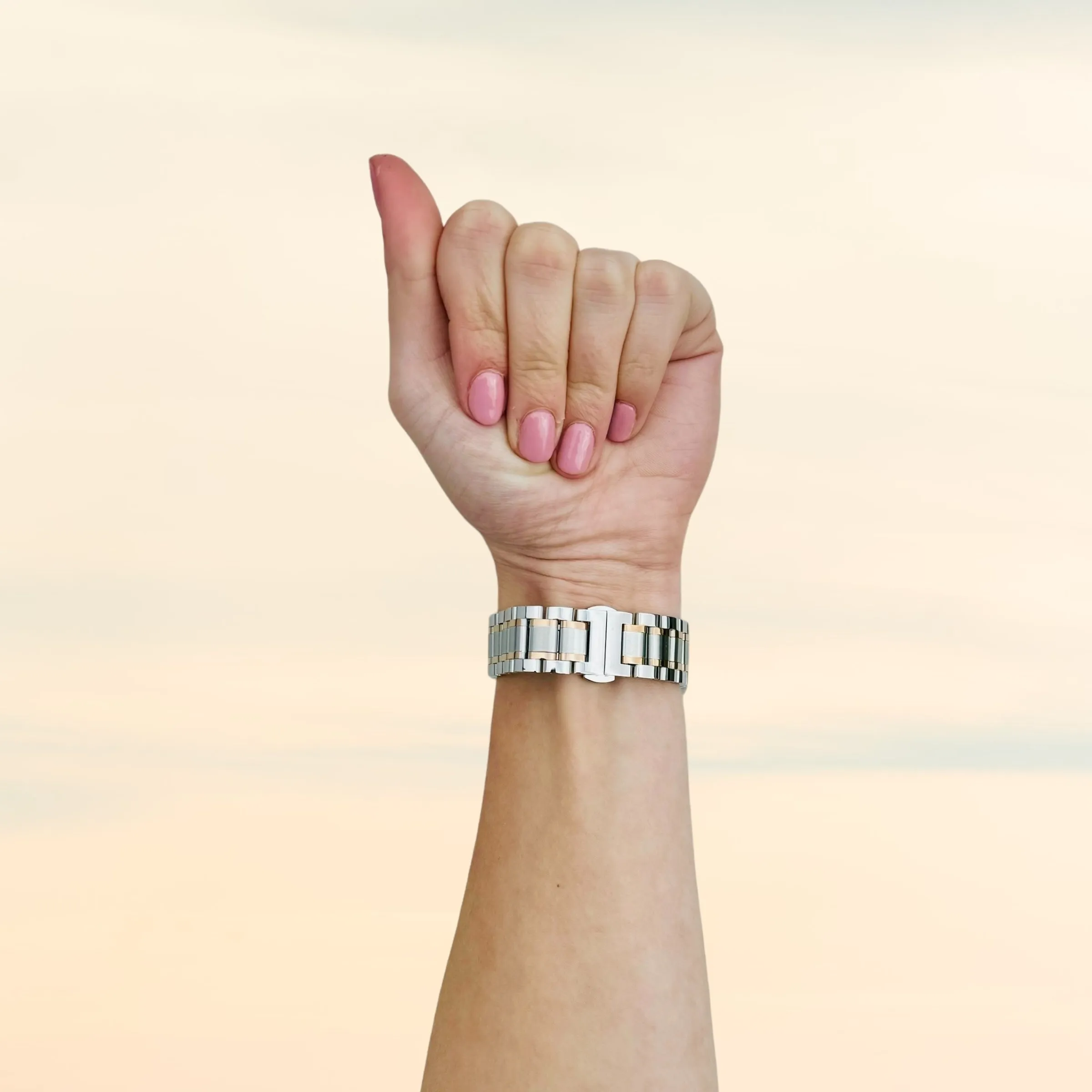 Oppo Watch 46mm Stainless Steel Link Watch Strap