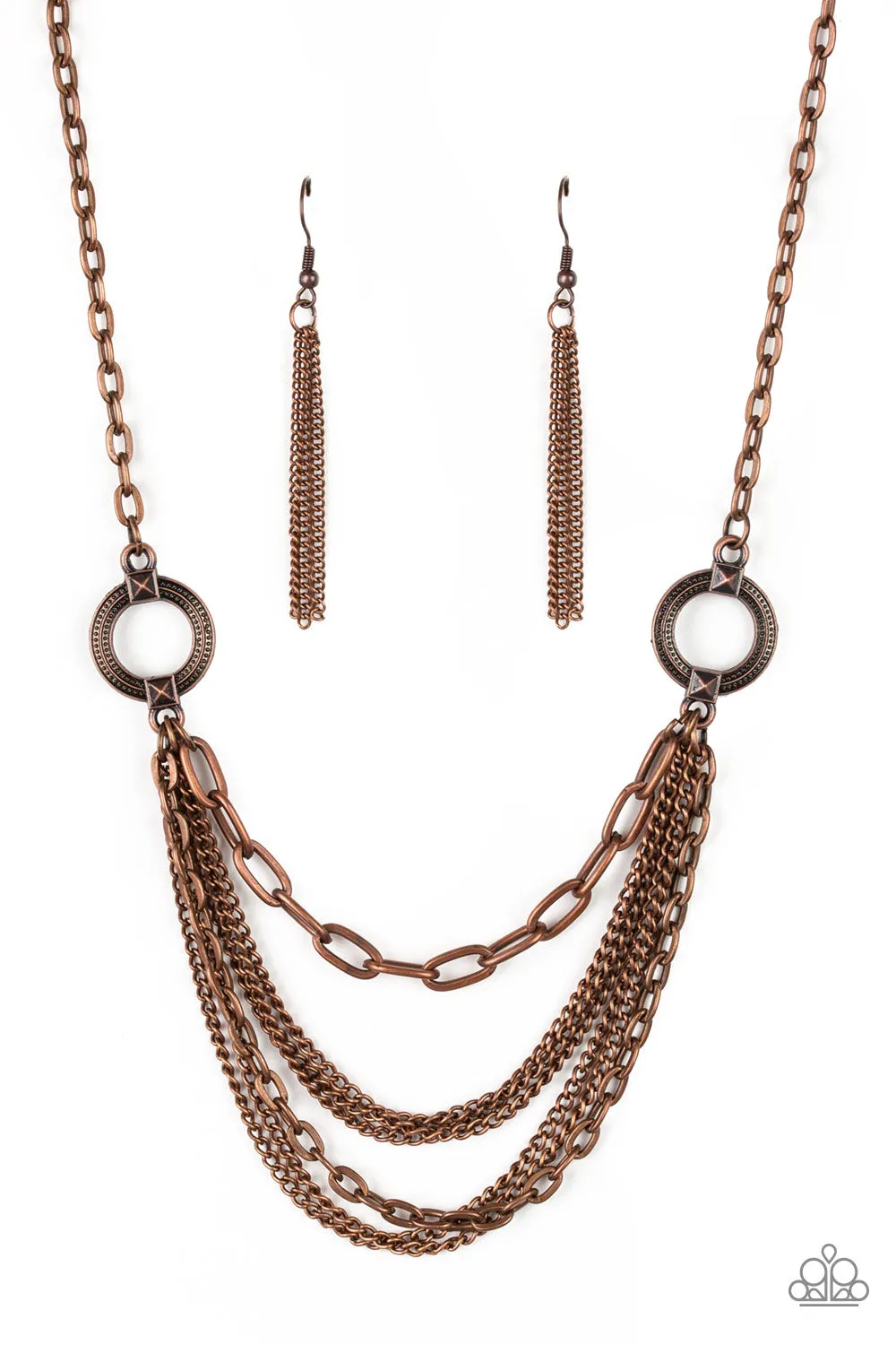 Paparazzi CHAINS of Command Necklace Copper