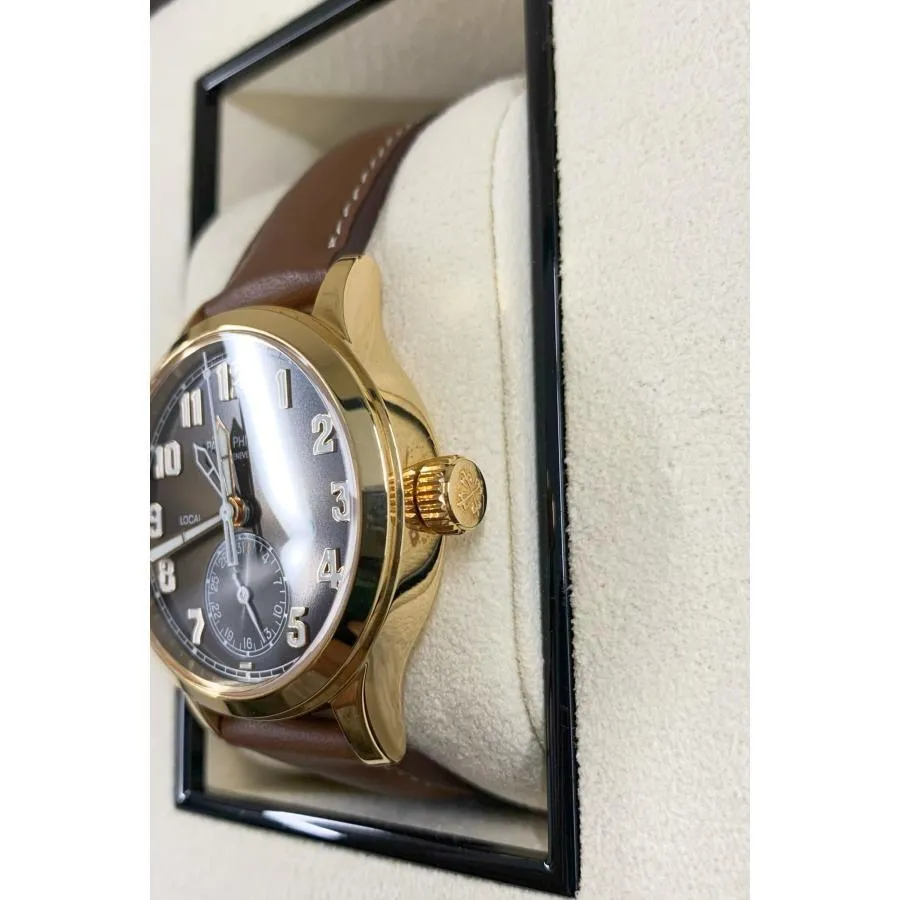 Patek Philippe Calatrava Pilot Travel Time 7234R-001 37.5mm Brown Warranty included