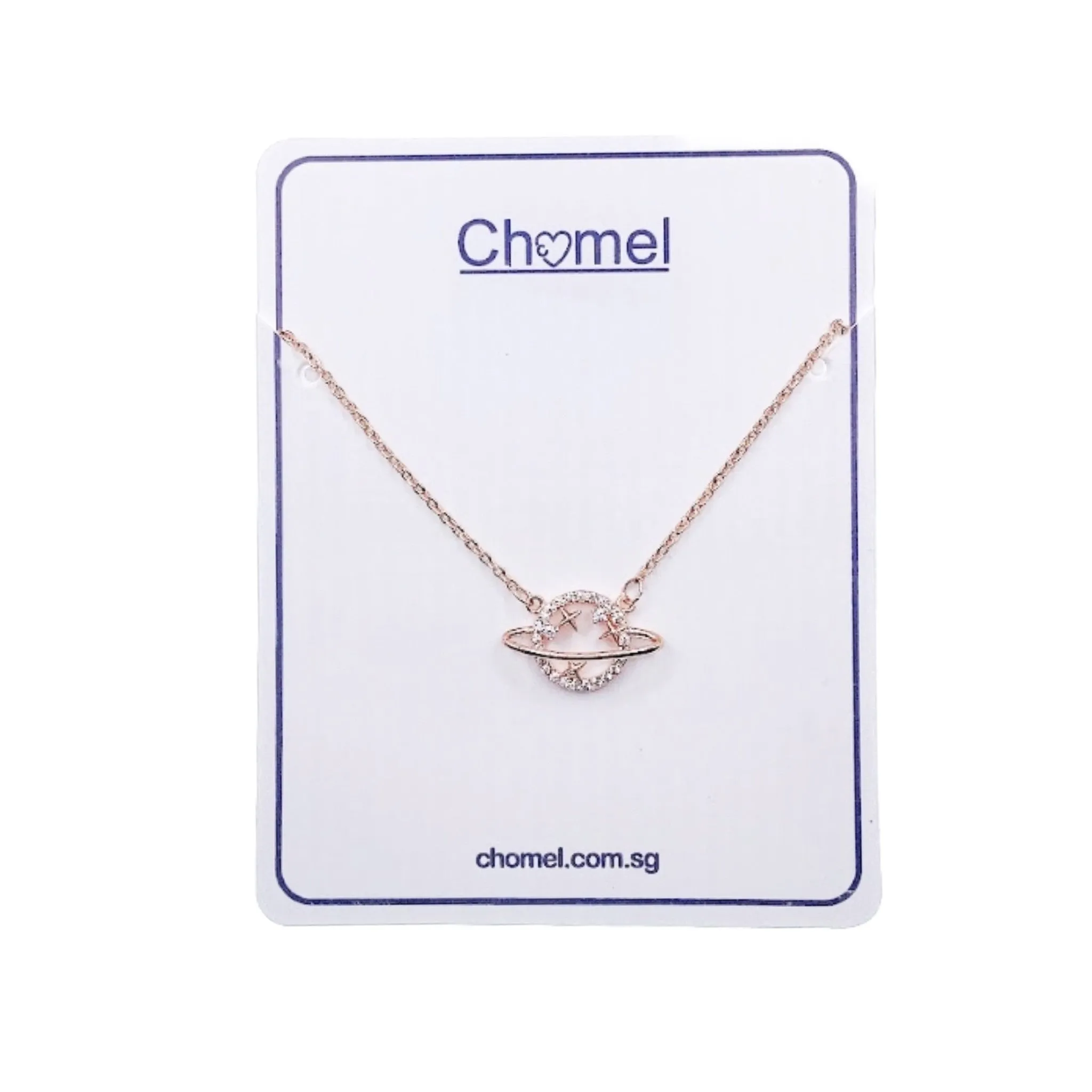 Planet Cubic Zirconia Necklace