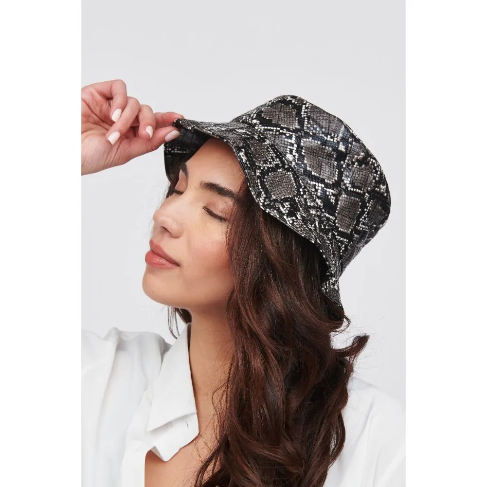 Quilted Vegan Leather Bucket Hat Bucket Hat