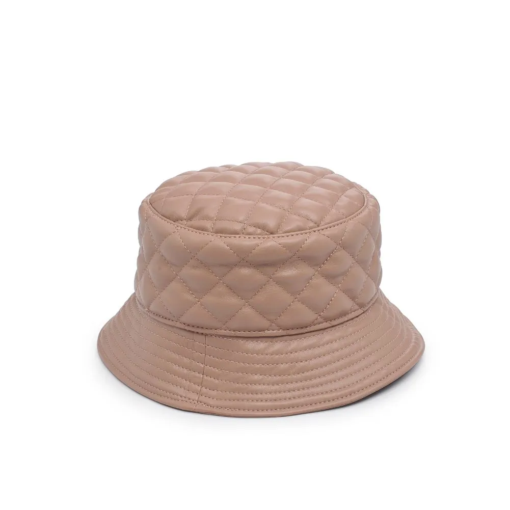 Quilted Vegan Leather Bucket Hat Bucket Hat