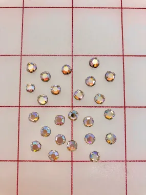 Rhinestones - 20SS Czech Rose Montees AB Crystal 24-Pack