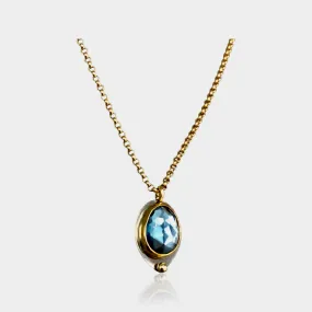Rose Cut London Blue Topaz Set