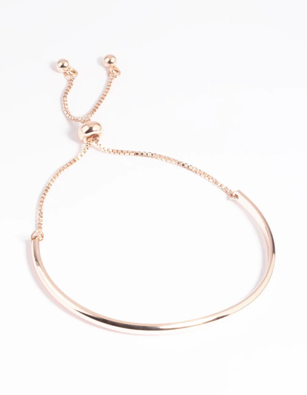 Rose Gold Simple Toggle Cuff Bracelet