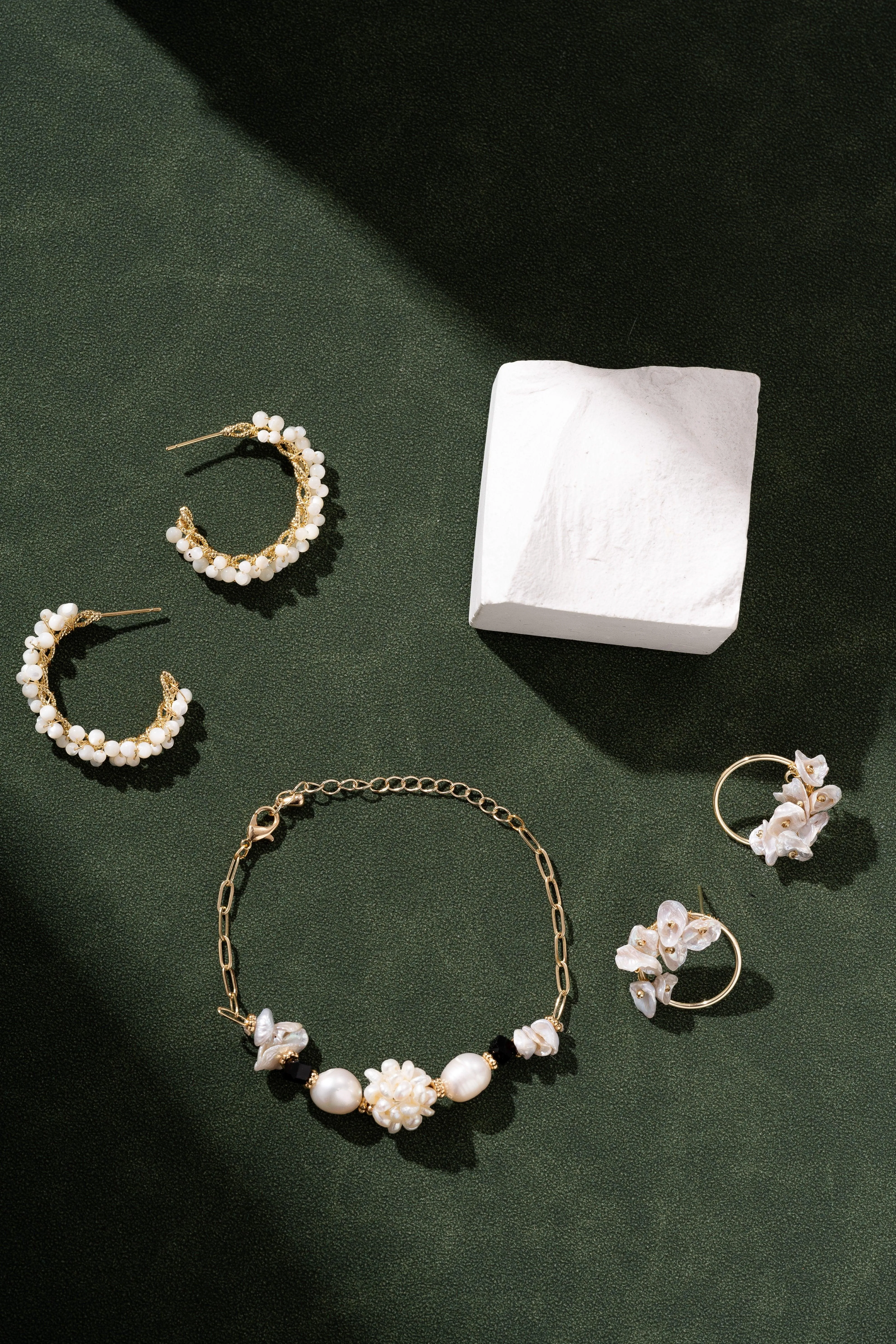 Seleneira Pearl and Gem Mix Bracelet