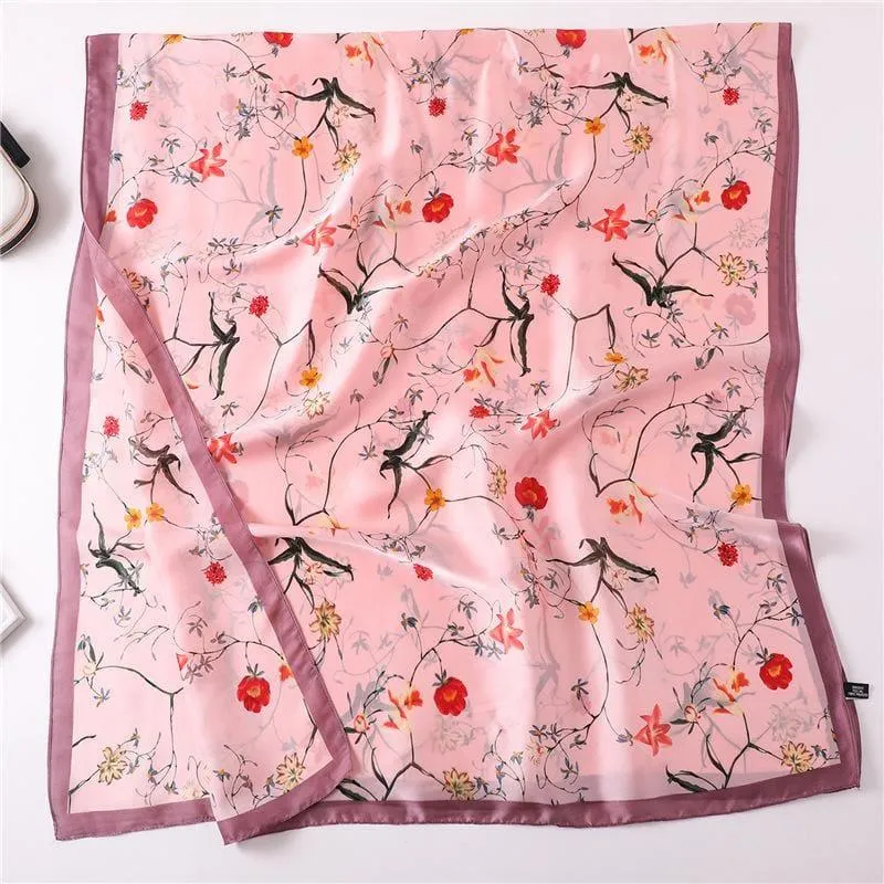Shawls Print Silk Scarf