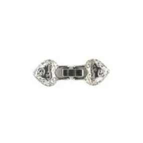 Silver Etruscan Heart Clasp