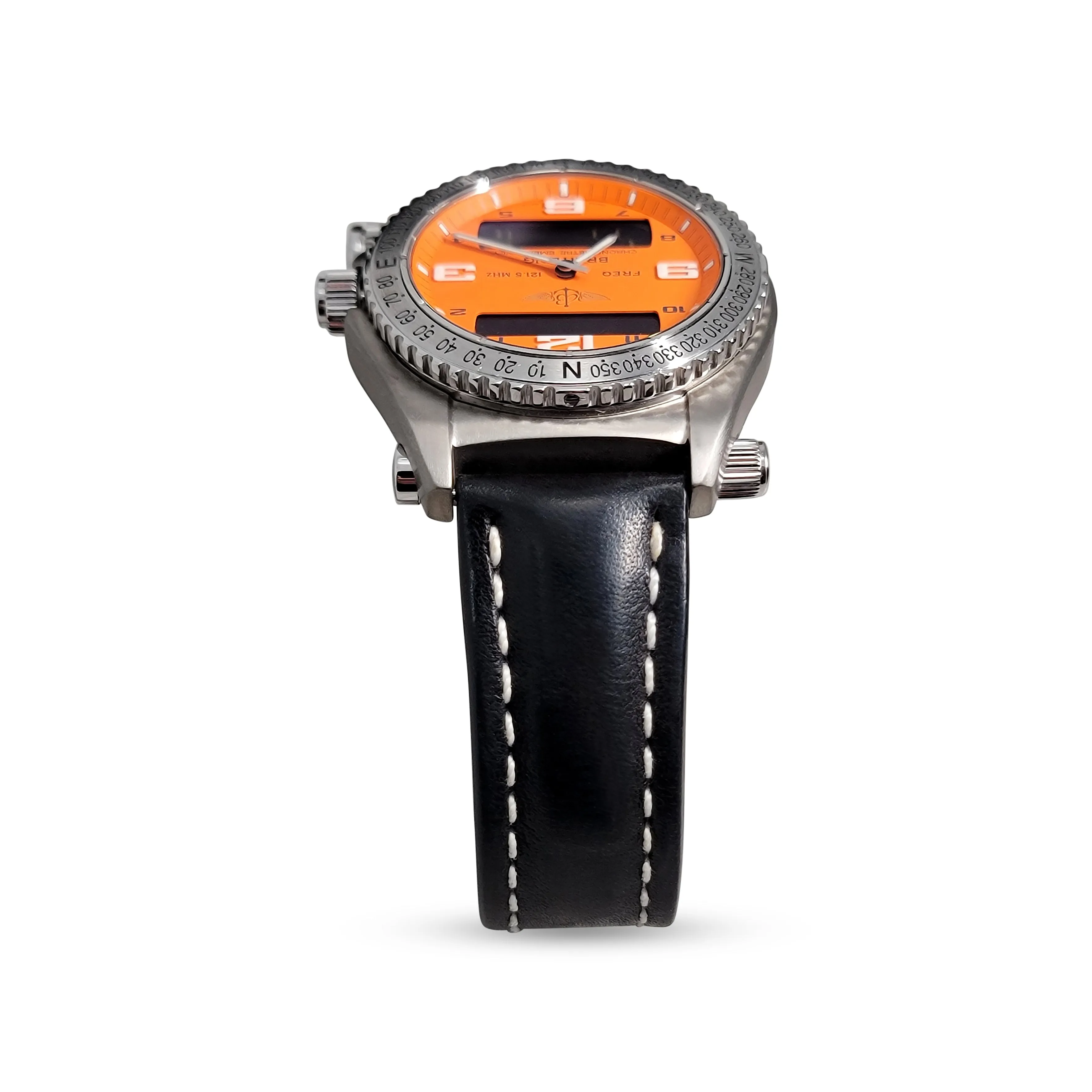 Sold! Breitling Emergency Titanium Orange Dial Watch