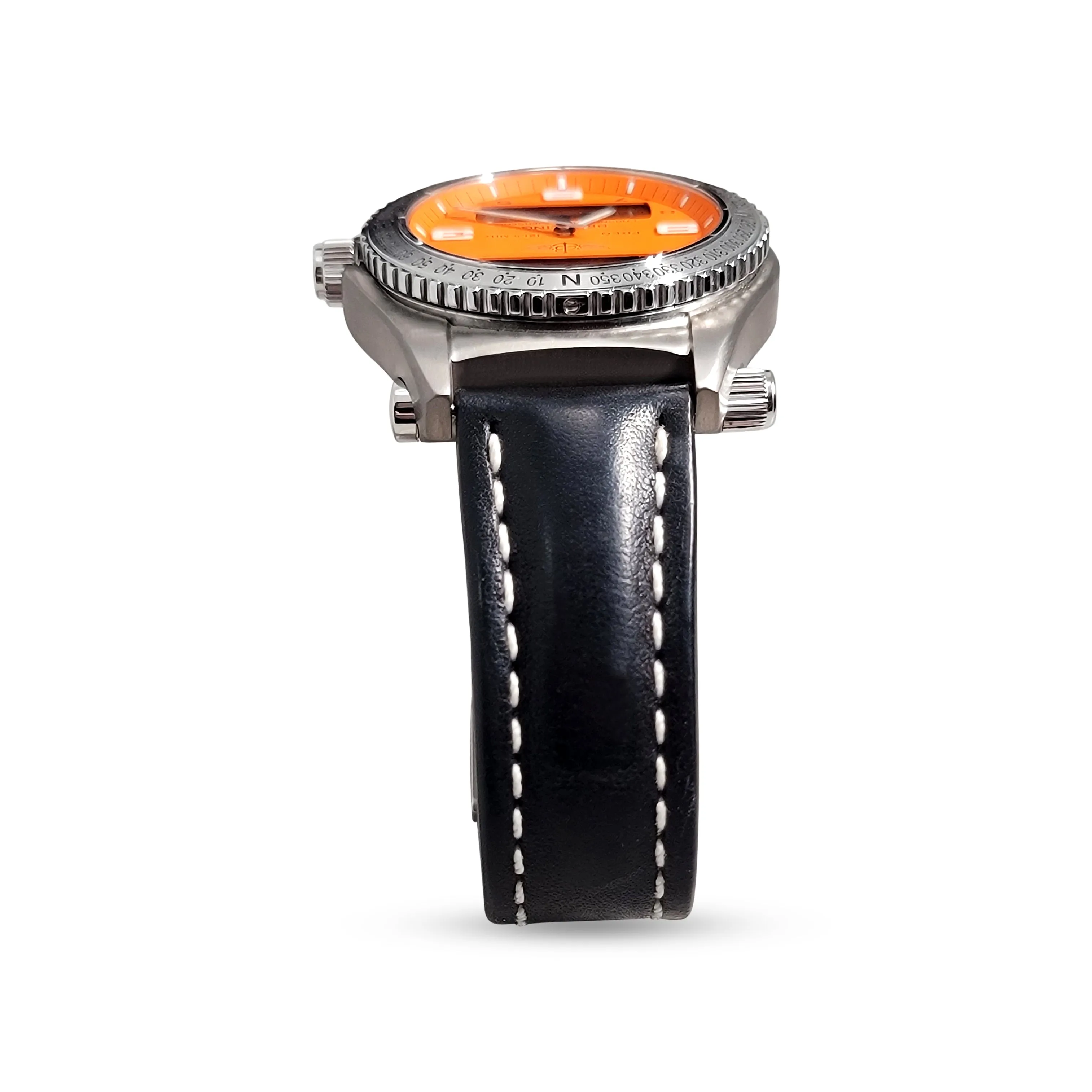 Sold! Breitling Emergency Titanium Orange Dial Watch