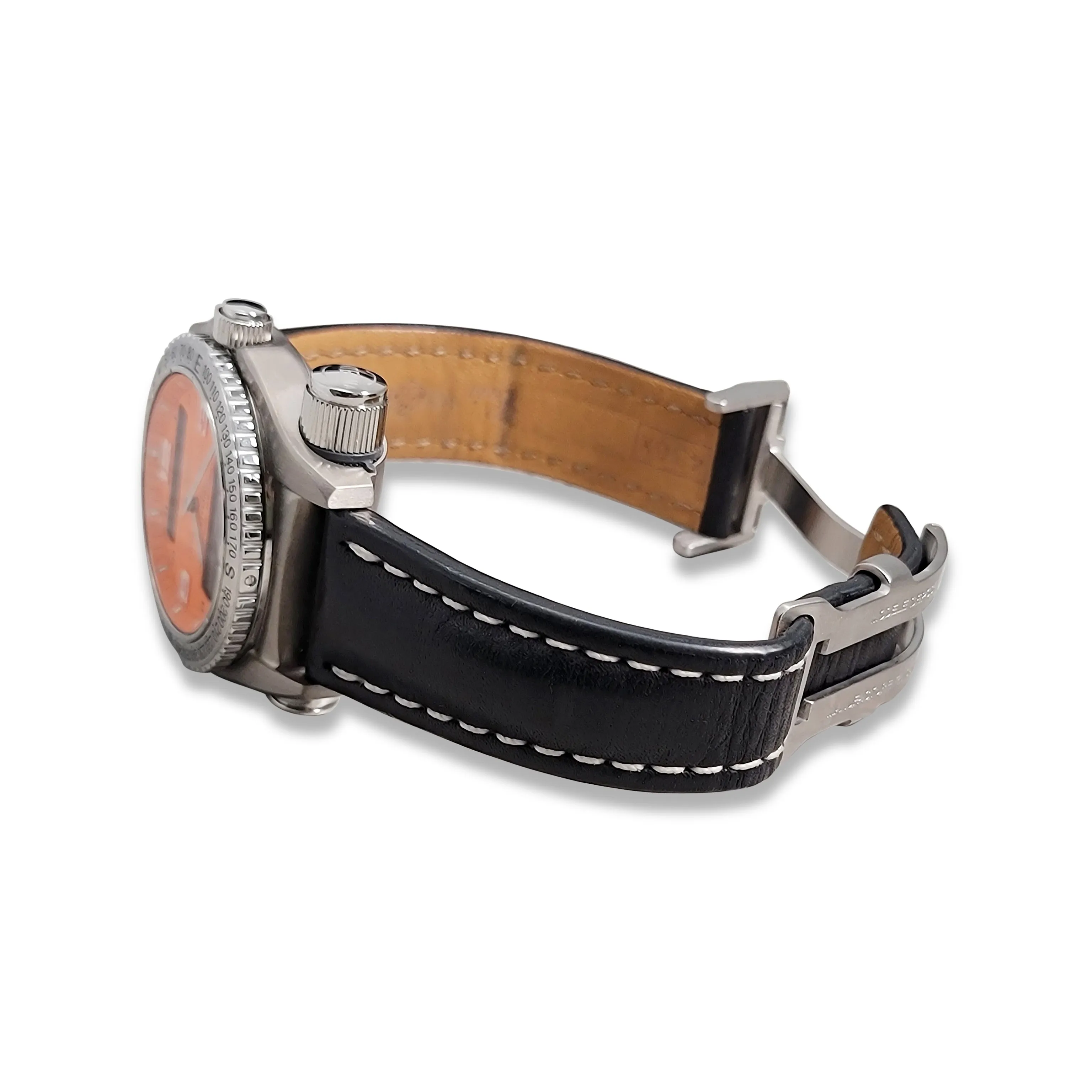 Sold! Breitling Emergency Titanium Orange Dial Watch
