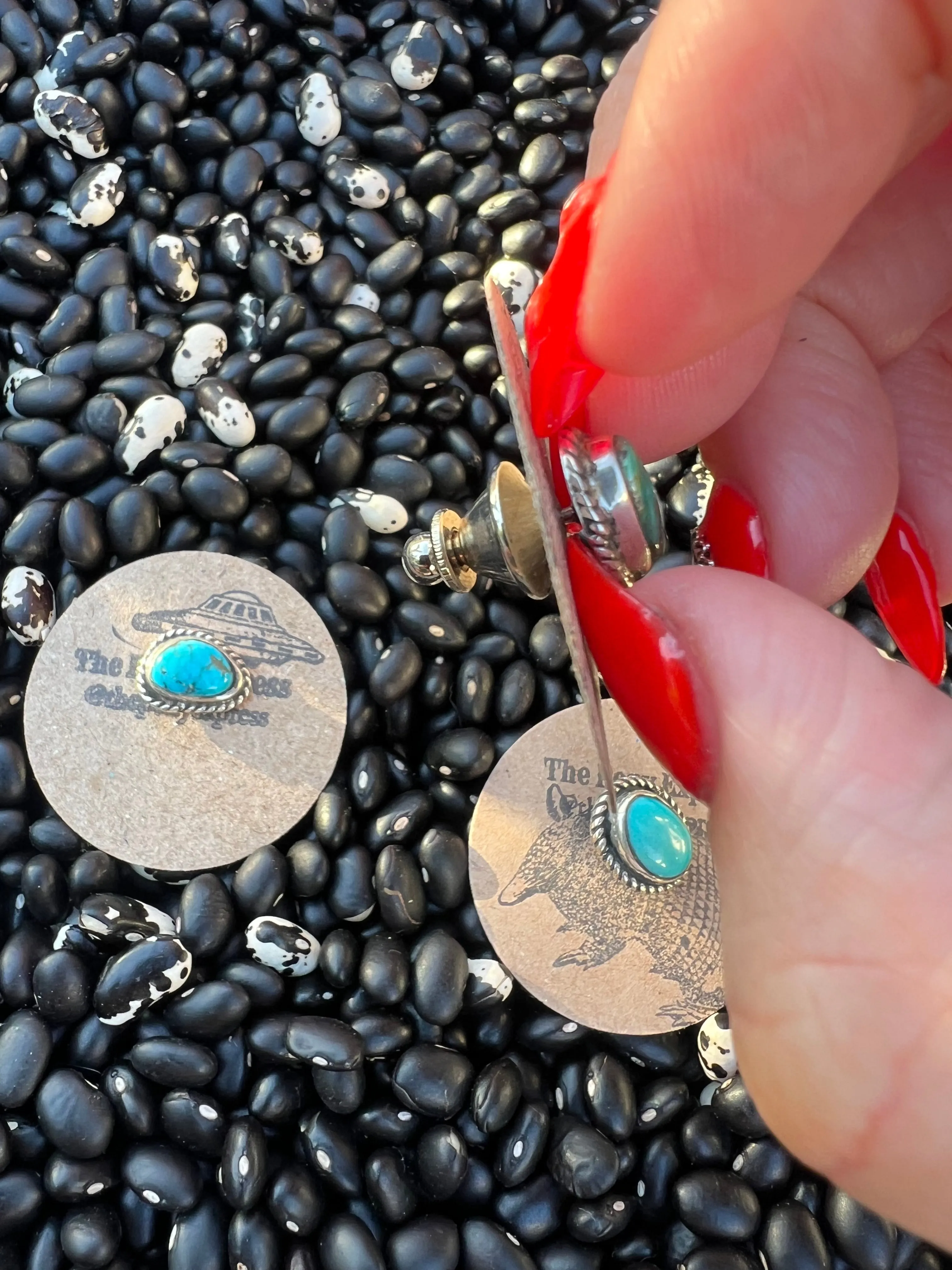 Turquoise Tie Tack / Pin