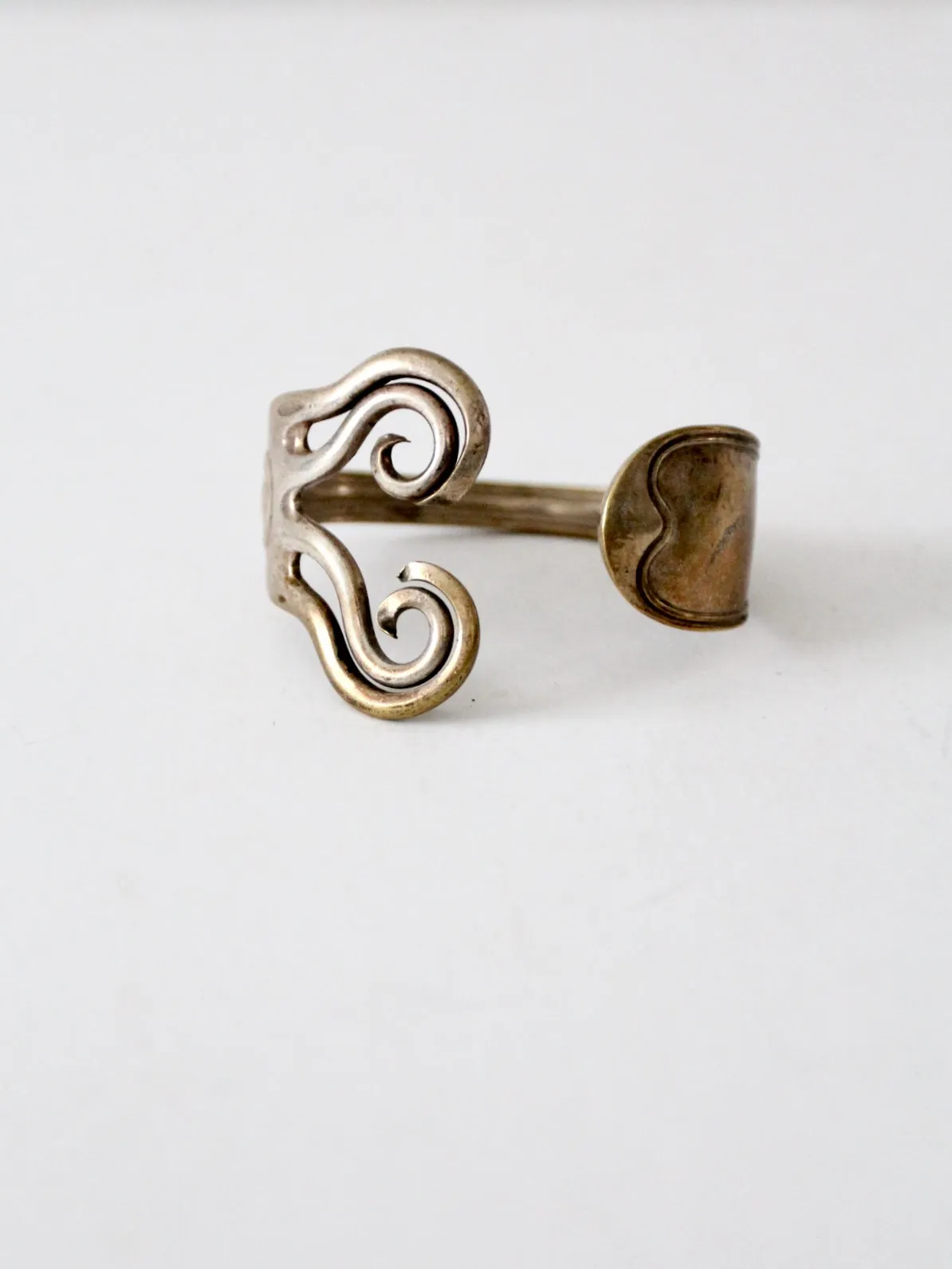 vintage fork art cuff bracelet