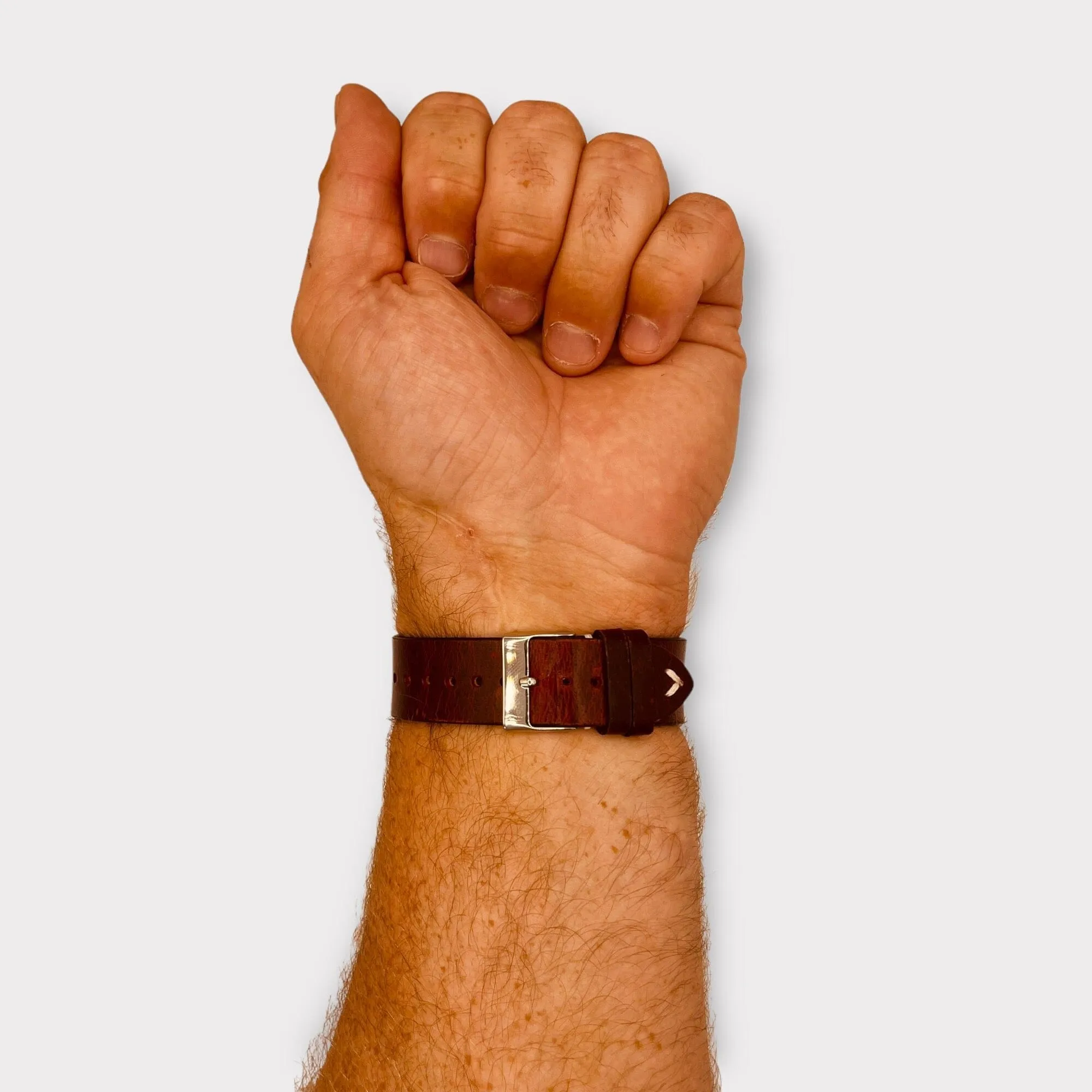 Vintage Oiled Leather Watch Straps Compatible with the MVMT Chrono 40mm, Element & Powerlane