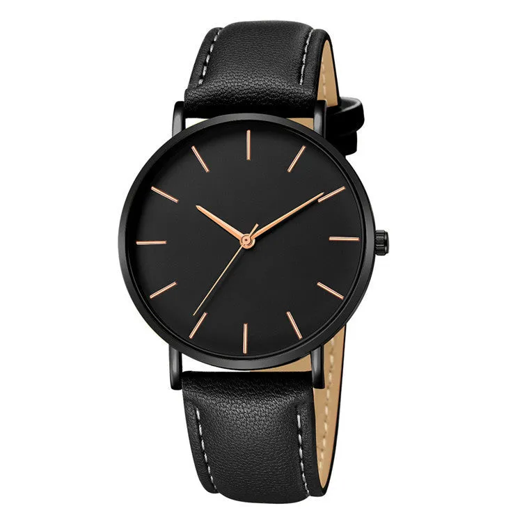 Watch Simple Watch Casual Men's Watch Business Quartz Watch Fashion Belt Men's Watch