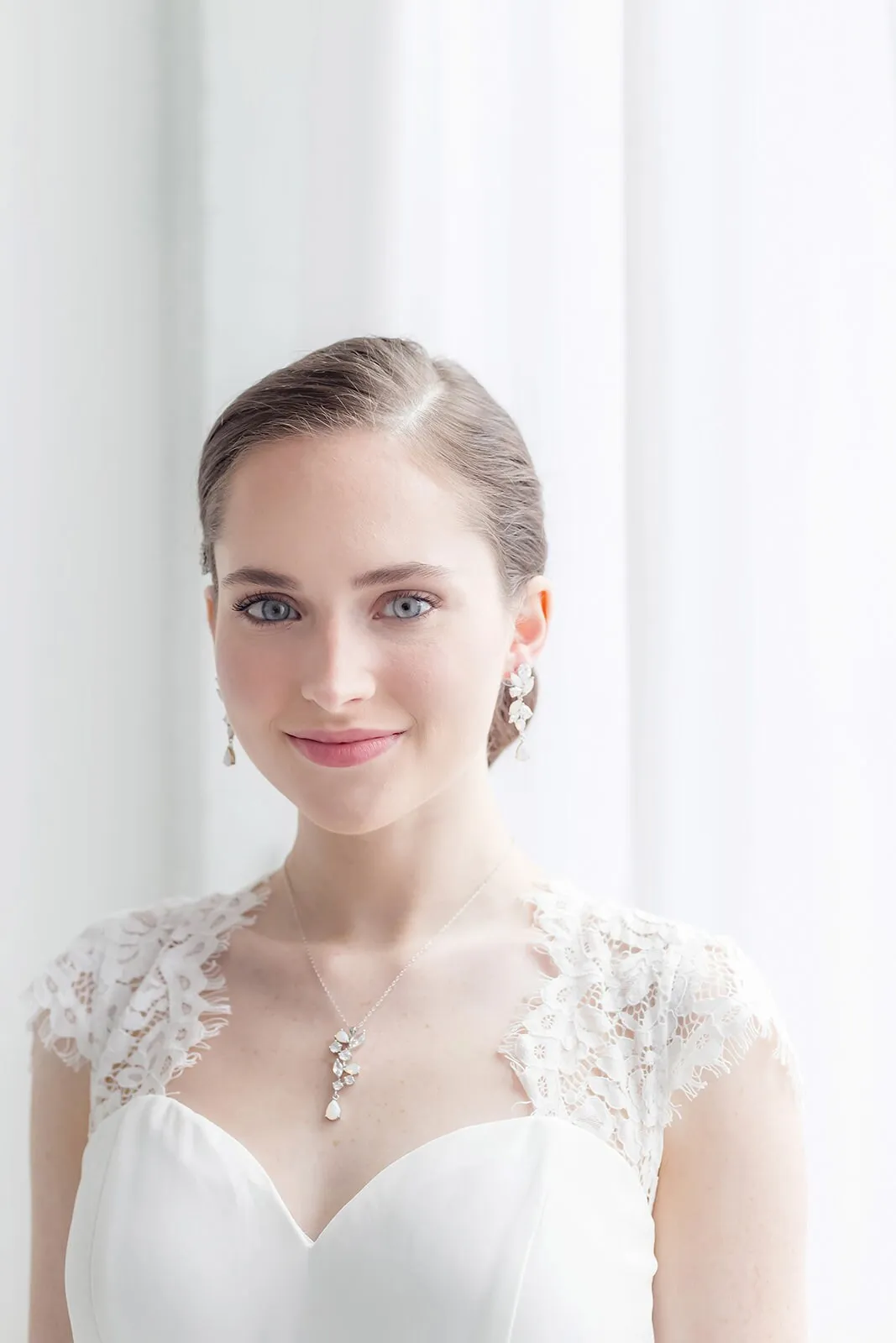 White Opal Jewelry Set