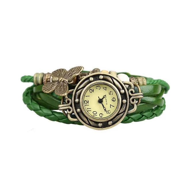 Women Retro Bracelet Wrist Watch