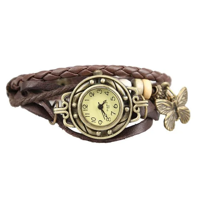 Women Retro Bracelet Wrist Watch