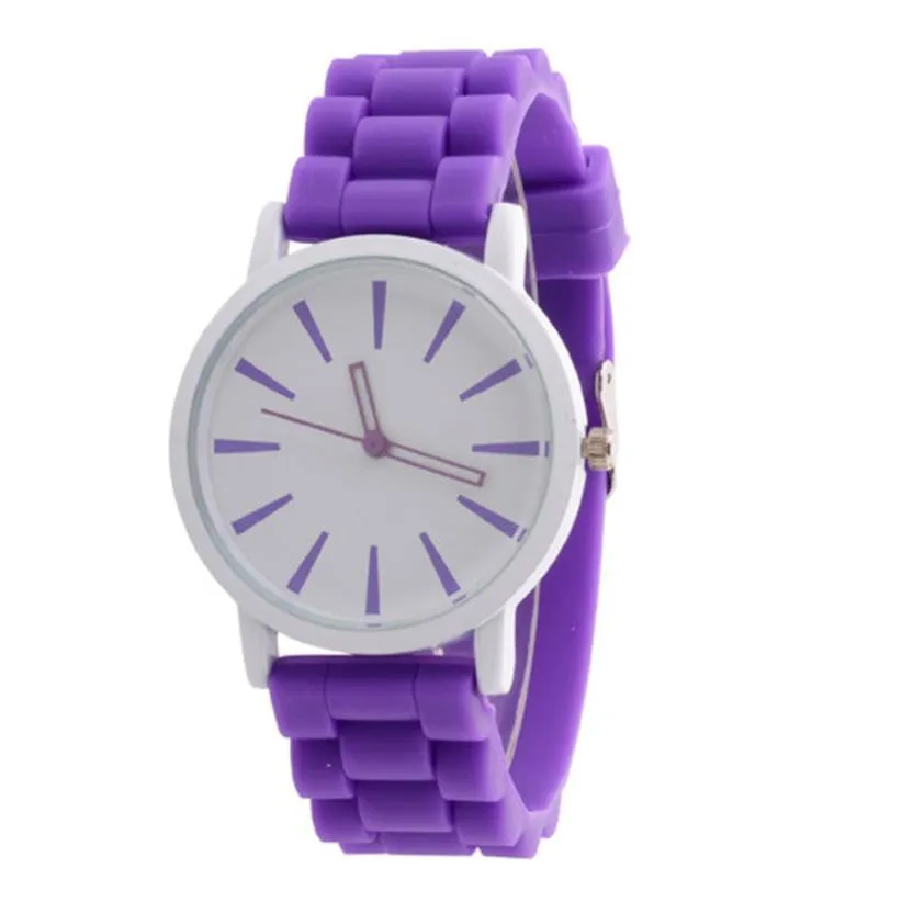 Women's Silicone Watch - Rubber Unisex Quartz Watch