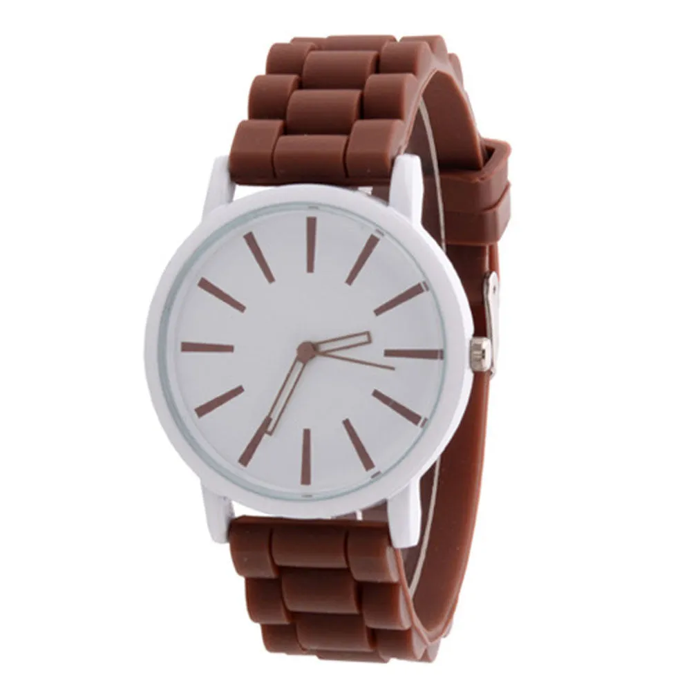 Women's Silicone Watch - Rubber Unisex Quartz Watch