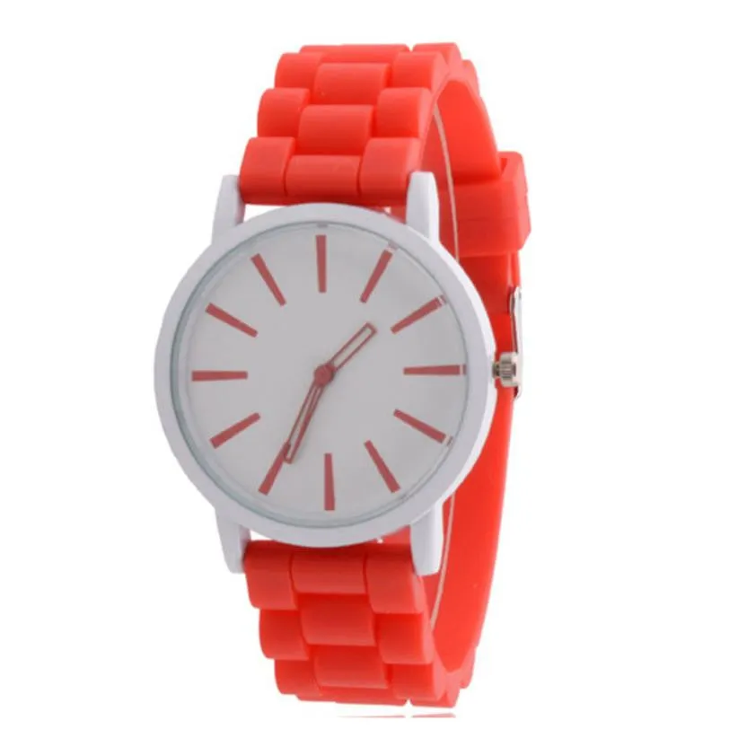Women's Silicone Watch - Rubber Unisex Quartz Watch