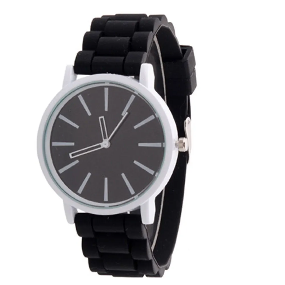 Women's Silicone Watch - Rubber Unisex Quartz Watch