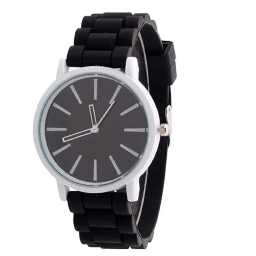 Women's Silicone Watch - Rubber Unisex Quartz Watch